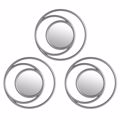 Inart Set ton 3 Kathreptis Toixou PL Asimi F25X3 6-95-413-0008