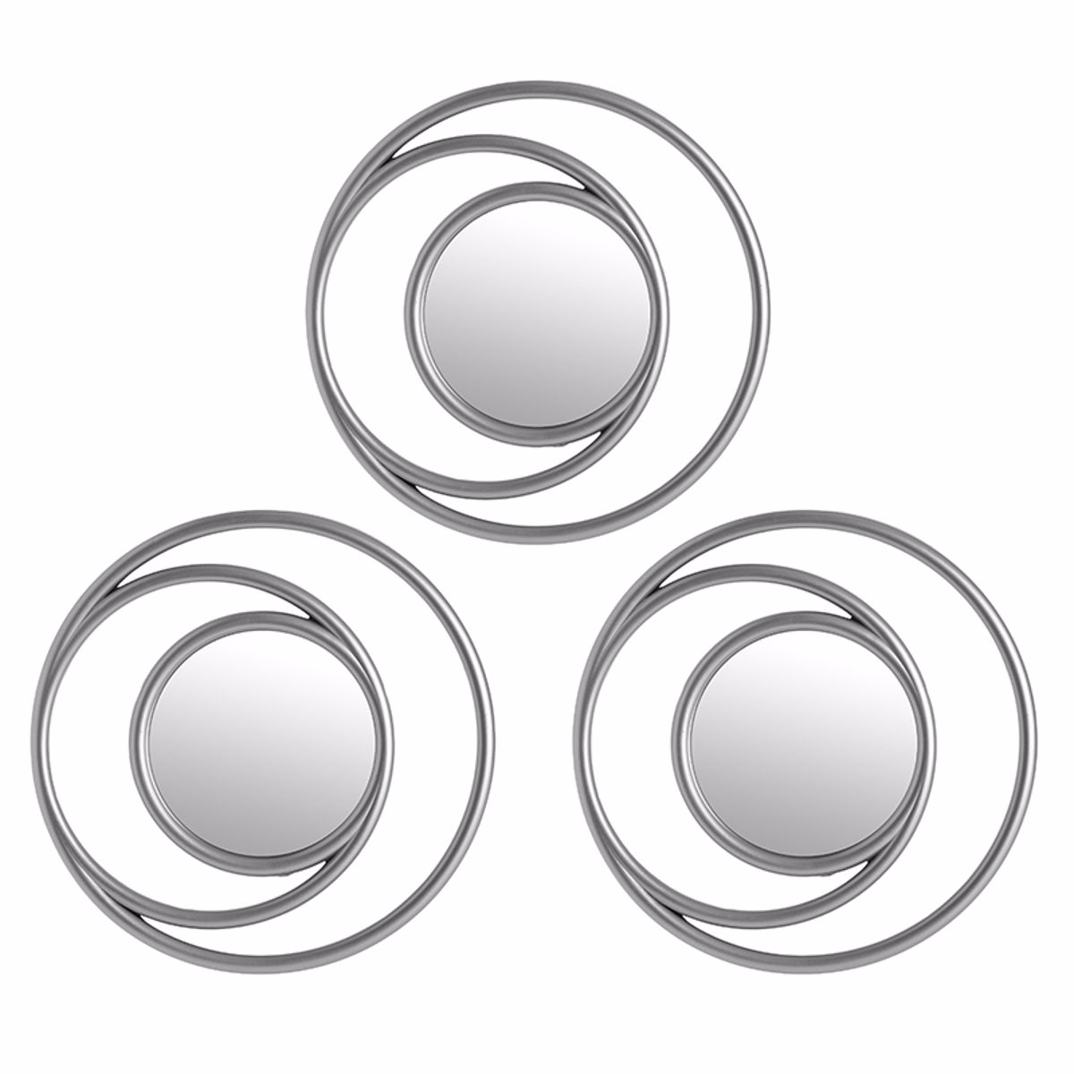 Inart Set ton 3 Kathreptis Toixou PL Asimi F25X3 6-95-413-0008