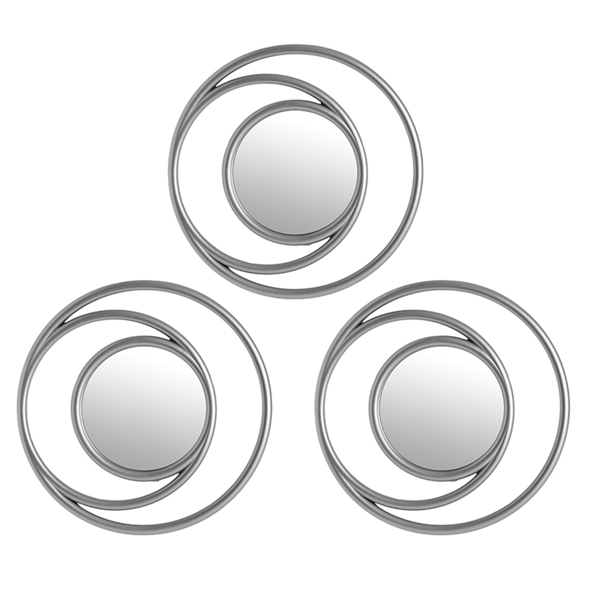 Inart Set ton 3 Kathreptis Toixou PL Asimi F25X3 6-95-413-0008