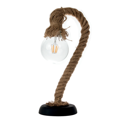 INLIGHT ΕΠΙΤΡΑΠΕΖΙΟ ΦΩΤΙΣΤΙΚΟ ΣΧΟΙΝΙ ΜΑΥΡΟ E27 Φ17x46cm 3439