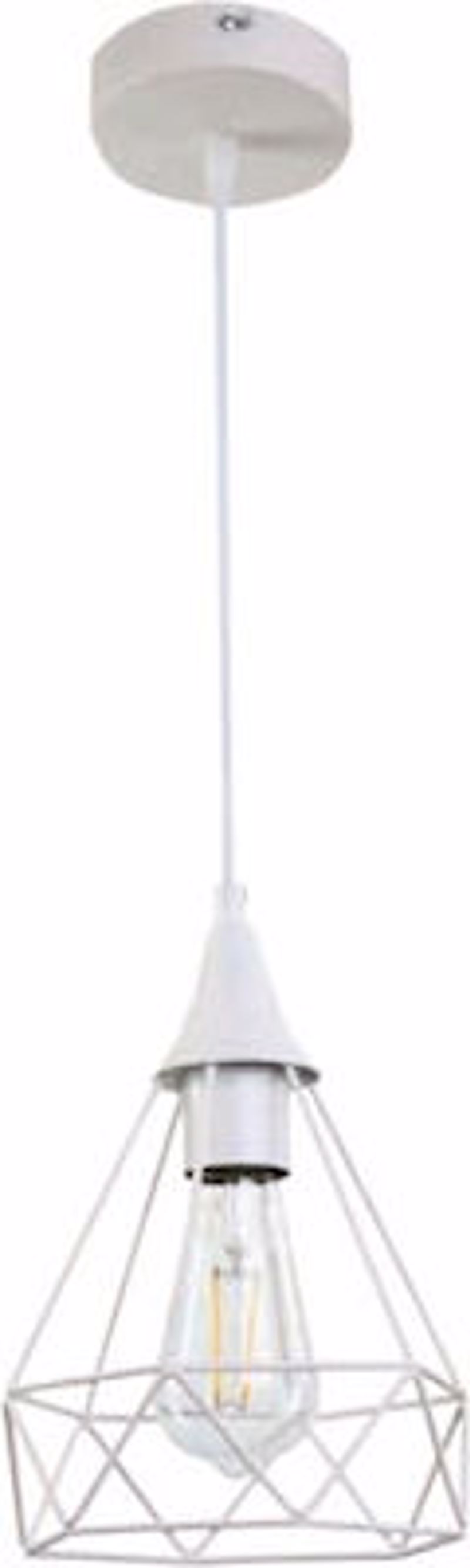 Inlight Fotistiko Orofis Metalliko Plega Lefko E27 F16X26cm 4024