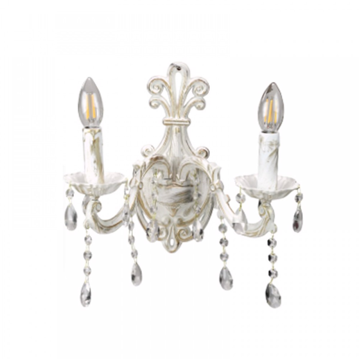 Inlight Difoti Aplika Toixou Metalliki Bez E14 30X30cm 43356-2