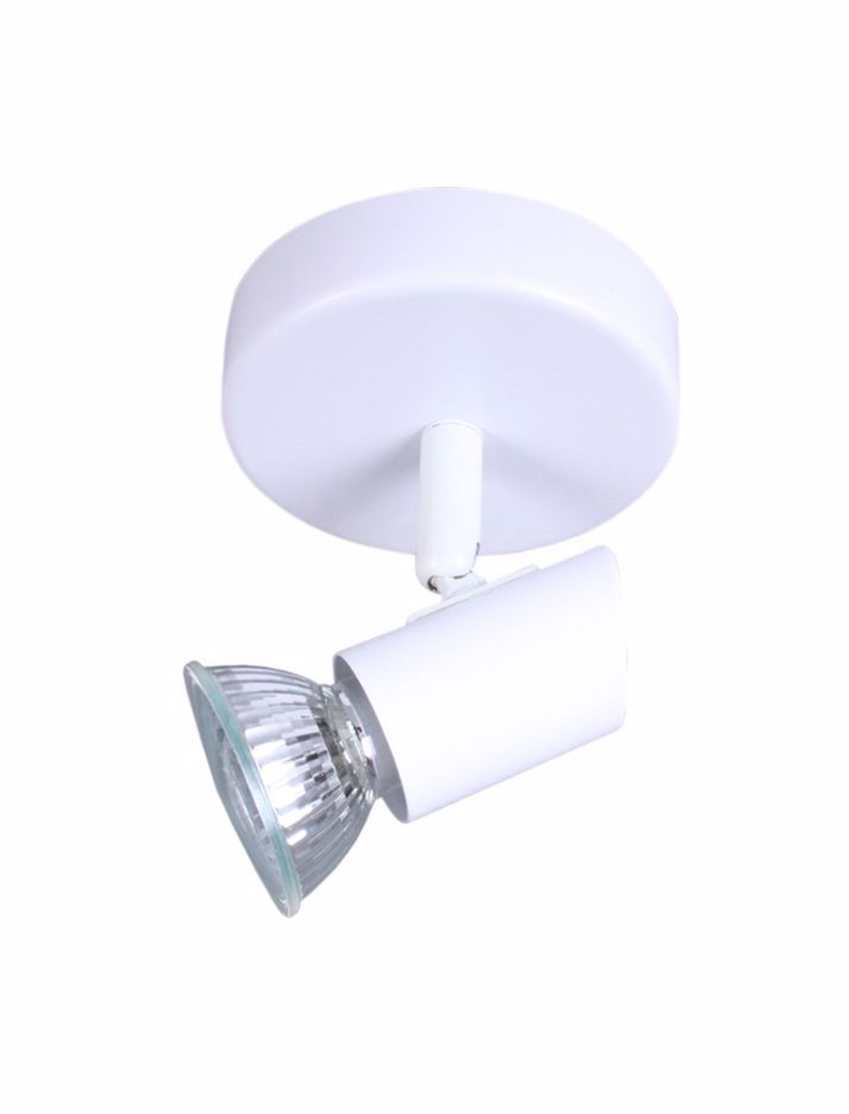 INLIGHT MONOFOTO SPOT METALLIKO GU10 LEuKO F8x7cm 9077-1