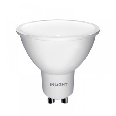 INLIGHT Λαμπτήρας GU10 LED 8W 640Lm 6500Κ Ψυχρό Λευκό 7.10.08.10.3
