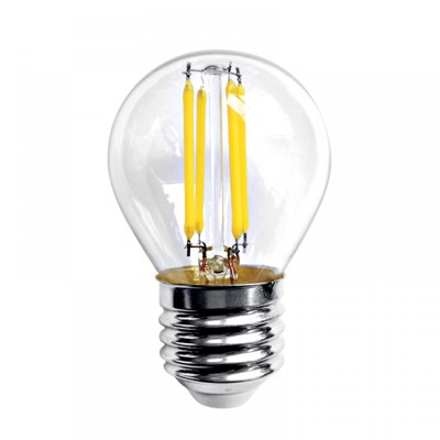 INLIGHT E27 LED Filament G45 5W 500Lm 4000Κ Φυσικό Λευκό 7.27.05.13.2