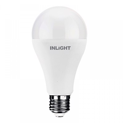 INLIGHT Λαμπτήρας E27 LED Α67 18W 1800Lm 3000Κ Θερμό Λευκό 7.27.18.04.1