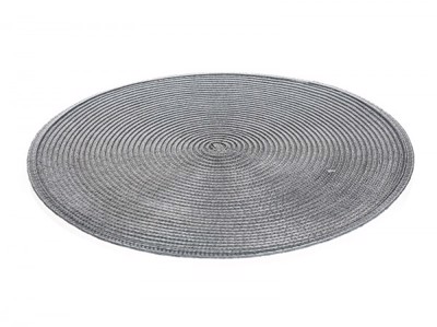Banquet Σουπλά Στρογγυλό Ψάθινο TONDO-GREY BQ12524002