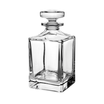 Bohemia Φιάλη Ουίσκι 800ml από Κρύσταλλο Τετράγωνη CBH4C85480