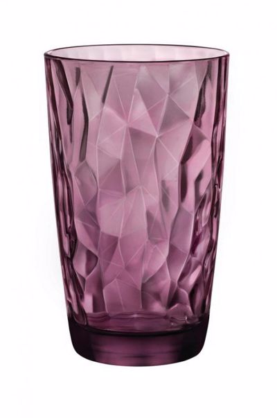 Bormioli Rocco Ποτήρι Νερού Diamond Rock Purple 470ml BR00125501