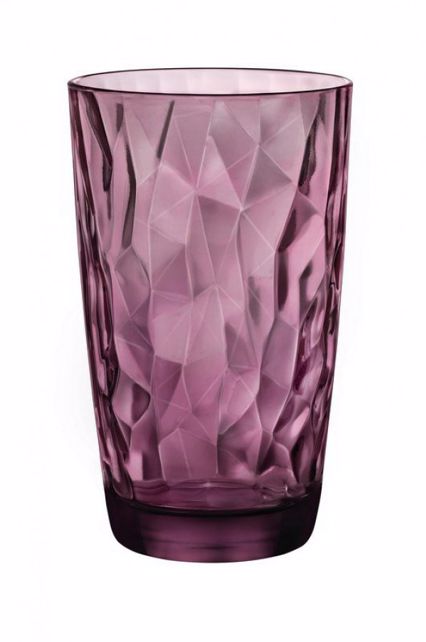 Bormioli Rocco Ποτήρι Νερού Diamond Rock Purple 470ml BR00125501