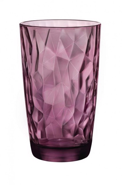 Bormioli Rocco Ποτήρι Νερού Diamond Rock Purple 470ml BR00125501