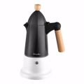 BENETTON Briki Espresso 6cups Alouminiou Black+White BE-0647-BK BGBE000647