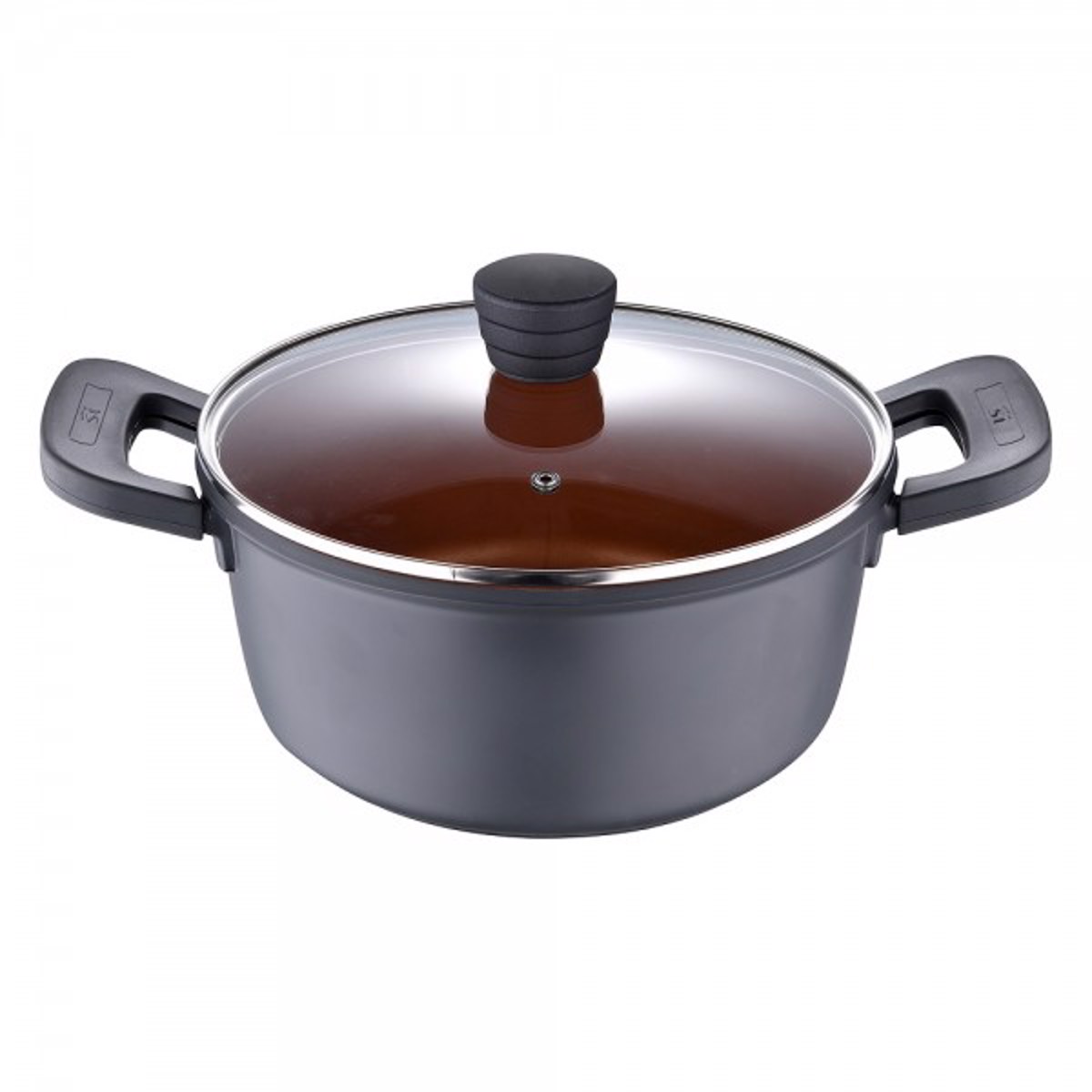 Bergner Bronze SG-6610 Katsarola Alouminiou Antikollitiki F24x11.5cm BGBRZ06610