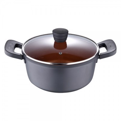 Bergner Bronze SG-6610 Κατσαρόλα Αλουμινίου Αντικολλητική Φ24x11.5cm BGBRZ06610