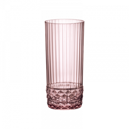 Bormioli Rocco Σετ 6 Τεμαχίων Ποτήρι Νερού Γυάλινο 'America 20s' 49cl Lilac Rose BR00113549