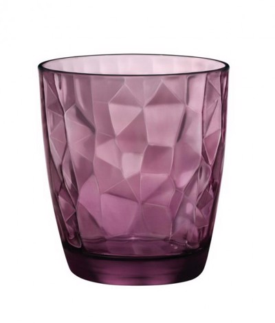 Bormioli Rocco Ποτήρι Κρασιού Diamond Rock Purple 305ml BR00125503