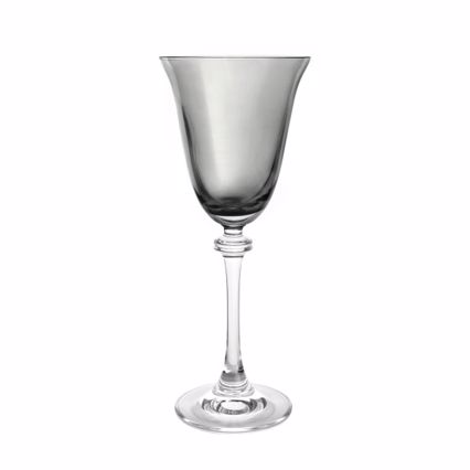 Bohemia ASIO/GREY Ποτήρι Κρασιού Κολονάτο 185ml Κρύσταλλο Βοημίας CTB71SD70185