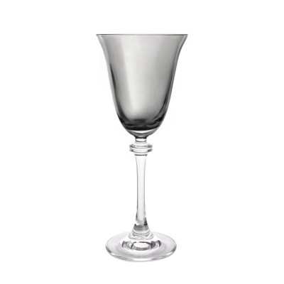 Bohemia ASIO/GREY Ποτήρι Κρασιού Κολονάτο 185ml Κρύσταλλο Βοημίας CTB71SD70185