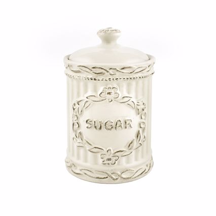 ΜAX HOME Βάζο Ζάχαρης Κεραμικό Λευκό KM19030-3/Sugar 16.5cm DS190303161