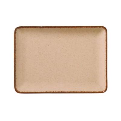 Kanellopoulos Πιατέλα Ορθογώνια Πορσελάνης 18x13cm 'MOOD' P04 Salmon KXOD44018