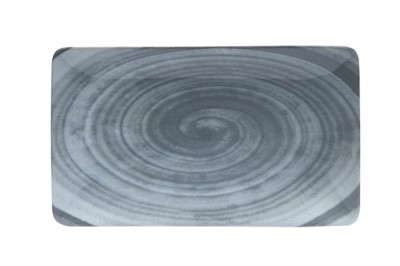 Oriana Ferelli Πιατέλα Ορθογώνια Γκρι/Λευκή 31x21cm 18252/Grey PR18252621