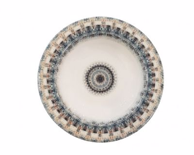 Orianna Ferelli Πιάτο Βαθύ Πορσελάνης 22cm ALHAMBRA TSR-409 PS409BZ0222
