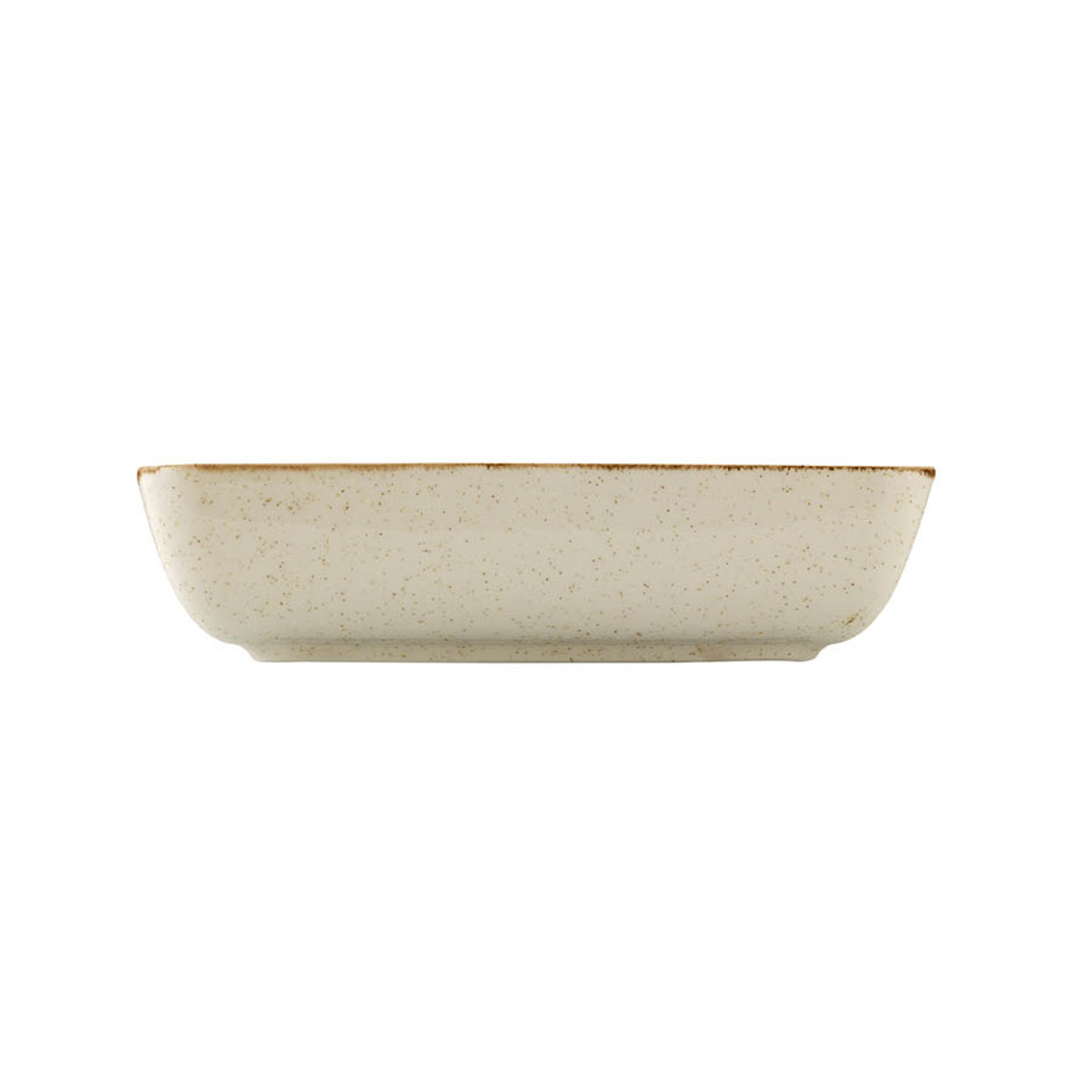 Kanellopoulos Piato Bathu Porselanis Tetragno 'MOOD' P02 Cinnamon 19X19cm KXTANCK21919