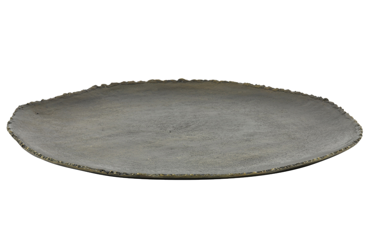 l'arte Diakosmitiki Piatela 'Xanadu' Metalliki Antike Bronze 52x51x2.5cm