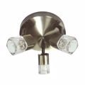 ACA 3Foto Spot Orofis Metalliko/Gyalino Peristrefomeno / Ruthmizomeno 'Naples' Bronze G9 17X10,5cm 0901063GAB