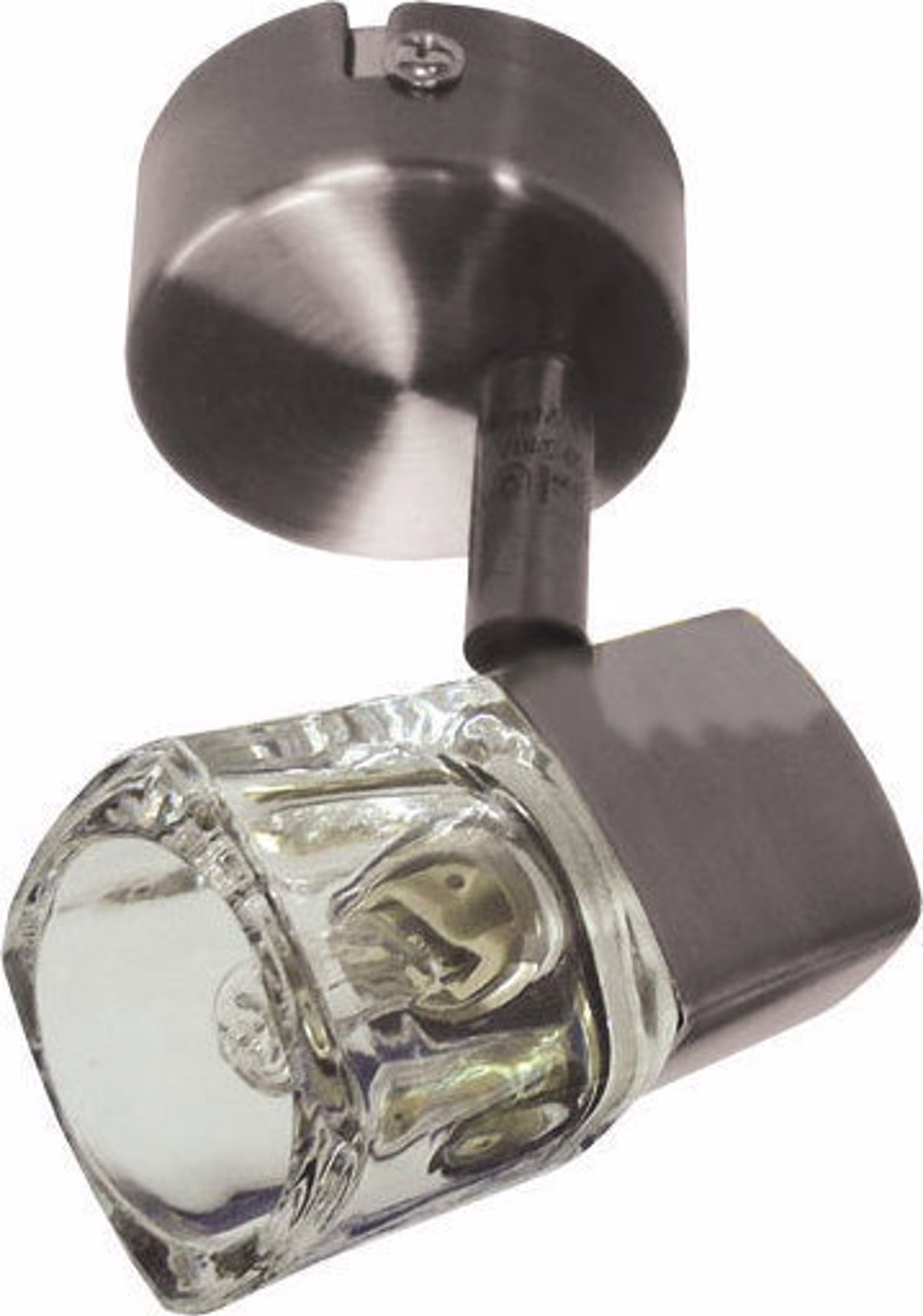 ACA Spot Orofis Peristrefomeno/Ruthmizomeno Metalliko/Gyalino 'Naples' Nikel G9 10X7,5cm 090106NM 