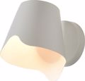 ACA Spot Metaliko 'Monet' Lefko  E27 21X17X20cm HM481W21WH