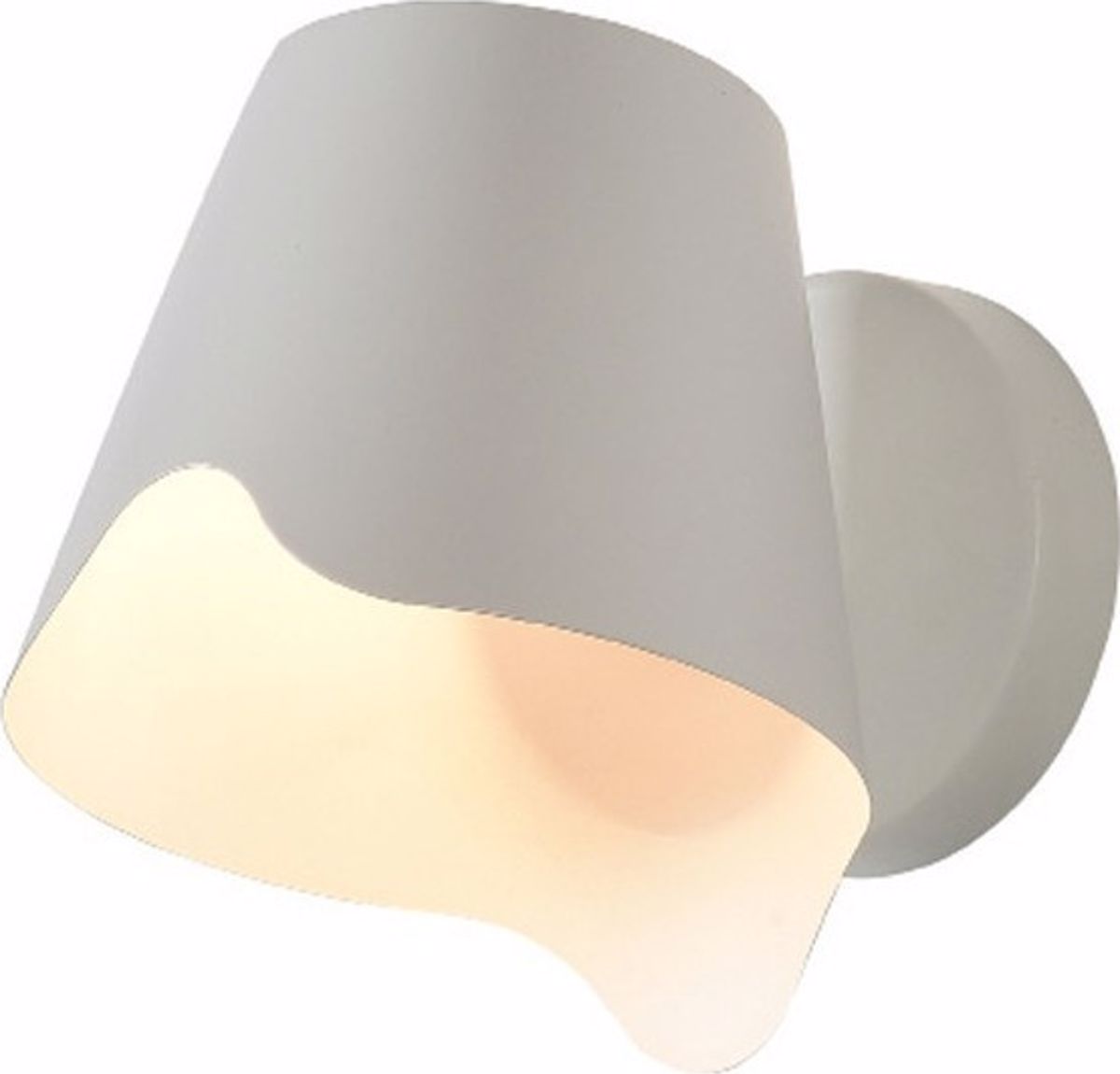 ACA Spot Metaliko 'Monet' Lefko  E27 21X17X20cm HM481W21WH