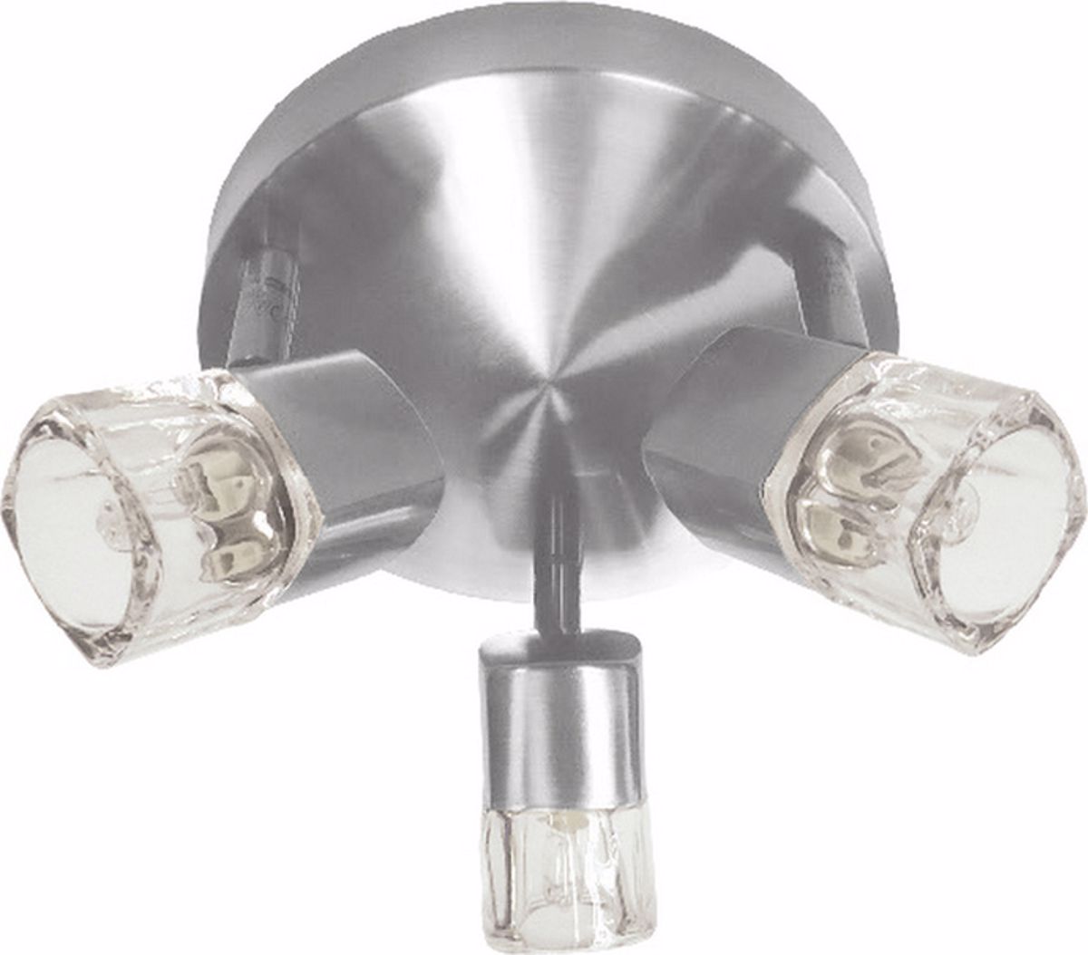 ACA 3Foto Spot Orofis Metalliko/Gyalino Peristrefomeno / Ruthmizomeno 'Naples' Nikel G9 17X10,5cm 0901063NM