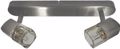 ACA 2Foto Spot Orofis Metalliko/Gyalino Peristrefomeno / Ruthmizomeno 'Naples' Nikel G9 30X10,5cm 0901062NM