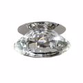 ACA Spot Xonefto  Orofis Strongulo Metalliko/Krustallo 'Moria' Xromio G4 9,5X4,5cm SD8016T4G4