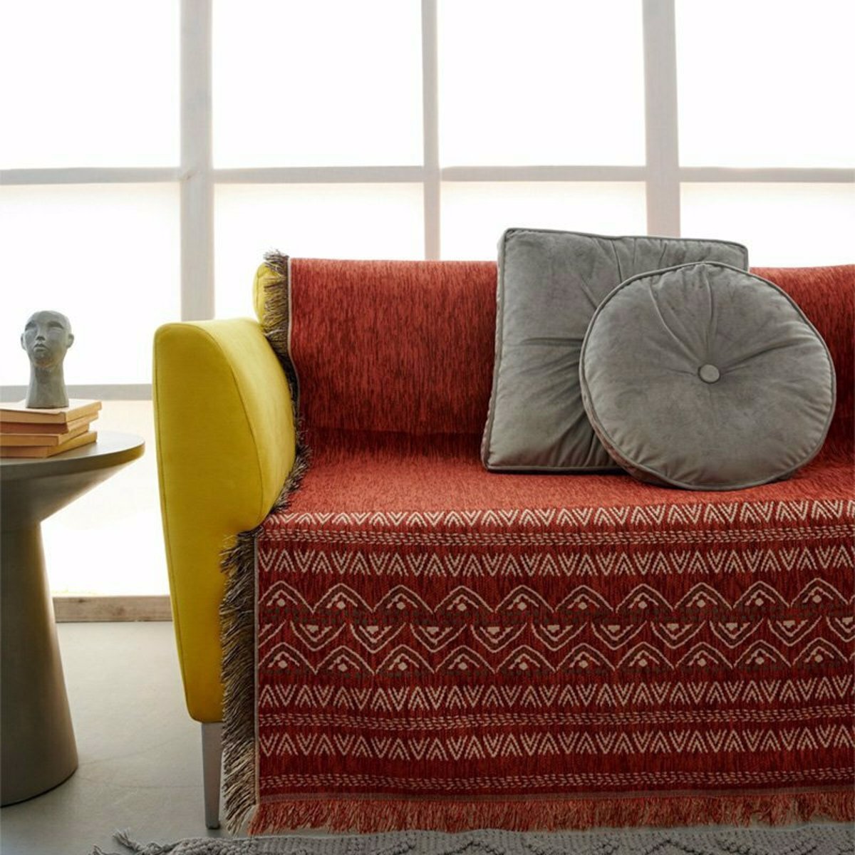 Palamaiki Rixtari Dithesiou Kanape Throws 180X250 VERONA Terra