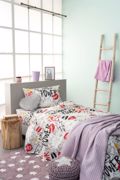 Palamaiki Set Sentonia Imidipla Me Lastixo TREND COLLECTION 160X260 TC920 Red