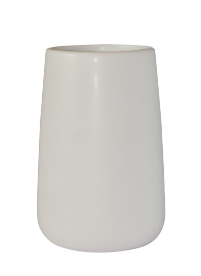 Estia Ποτηράκι μπάνιου bamboo λευκό 8,6x8,6x13,2ΕΚ 02-4576