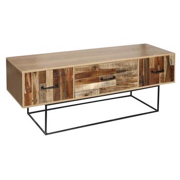 Τραπεζάκι Tv με Συρταριέρα Ξύλινη 120Χ35Χ45 FOP213 Espiel