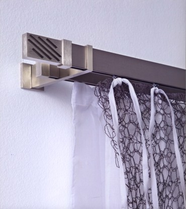 Κουρτινόξυλα by Aslanis - Κουρτινόξυλο Inox Linea