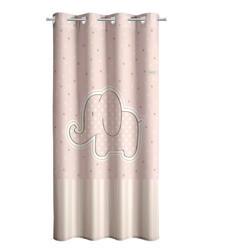 Saint Clair Paidiki Kourtina soft-touch Africa Pink 160x240