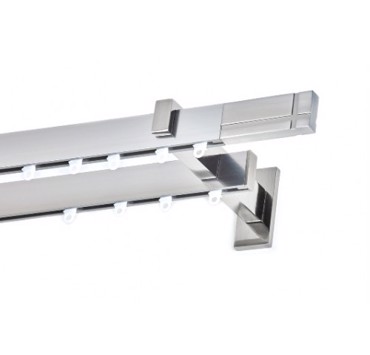 Σιδηρόδρομος flat αλουμινίου CHICAGO διπλός νίκελ σατινέ