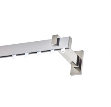 Σιδηρόδρομος flat αλουμινίου EAGLE μονός νίκελ σατινέ