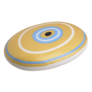 Inart Διακοσμητικό Βότσαλο Μάτι Χρυσό Γαλάζιο 10Χ7Χ2.5 3-70-146-0390