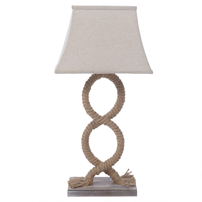 Inart Lampa Epitrapezia me Sxoini Natural E27 32X20X65 3-15-219-0012