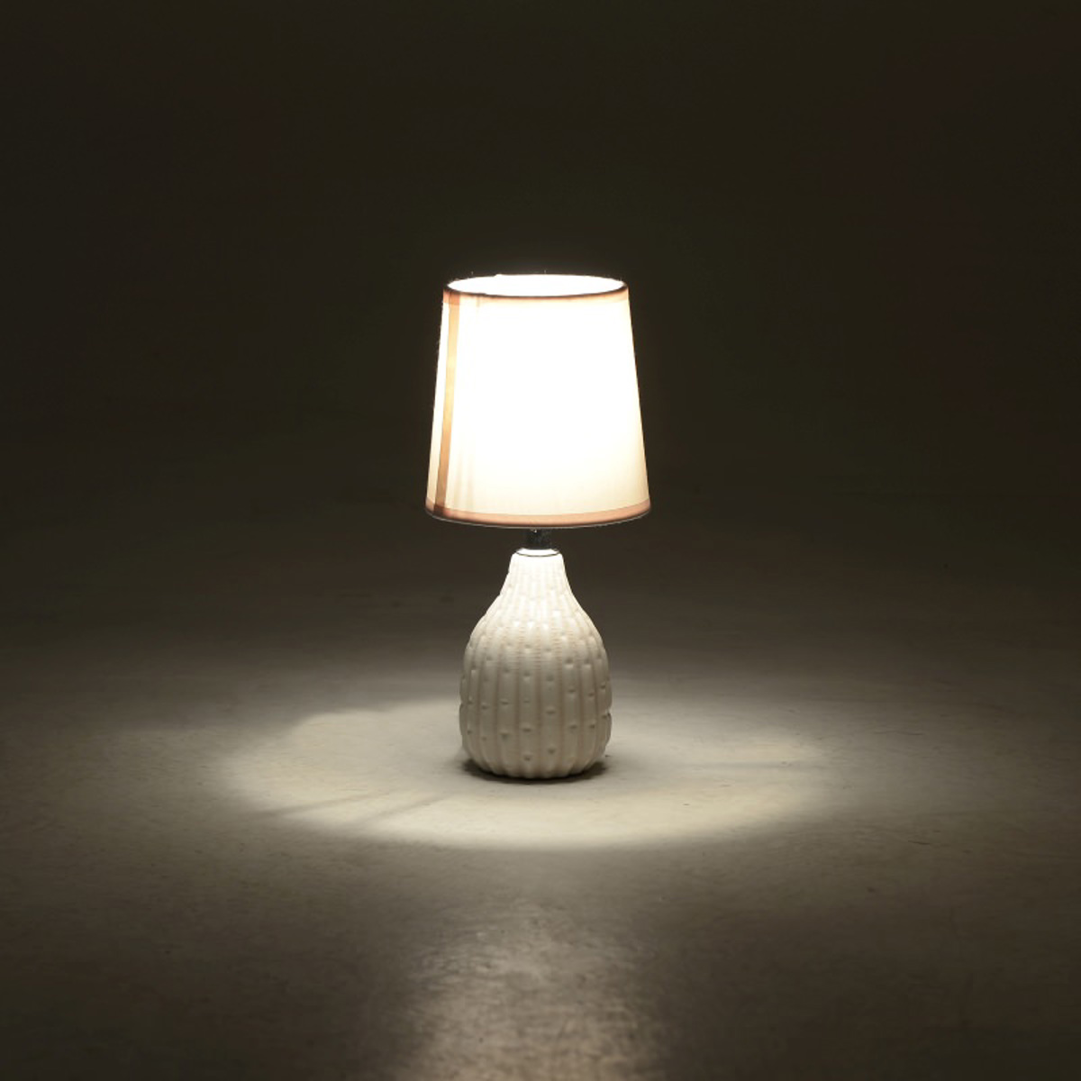 Inart Lampa Epitrapezia Keramiki Somon D12X26 3-15-711-0056