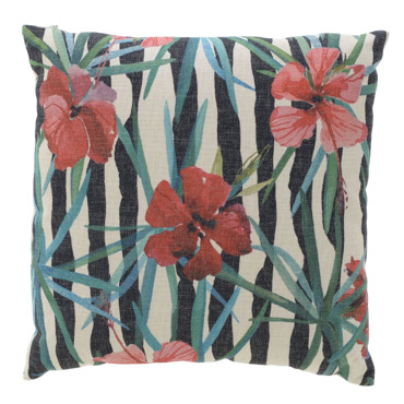 Inart Μαξιλάρι Υφασμάτινο Floral 45X45 3-40-776-0003