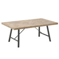Inart Trapezi Saloniou Xulino Natural 120X70X50 3-50-188-0008
