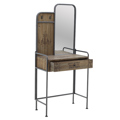 Inart Konsola me Kathrepti Metalliki Xulini Natural Ggri 74X38X161 3-50-196-0021