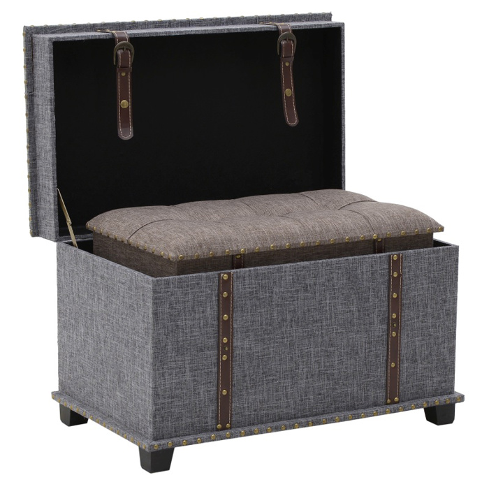 INART Skampo/Mpaoulo Xulino me ufasmatini Ependusi 68X40X44 (Megthos: Large)